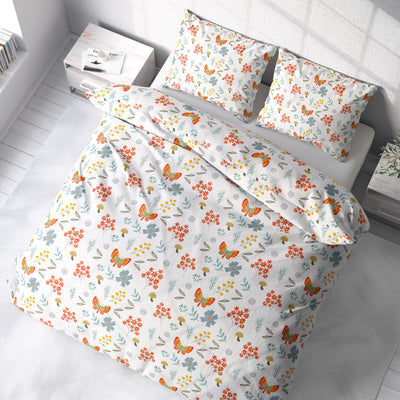 300 TC Egyptian Cotton Printed Duvet Cover Set - Rainforest