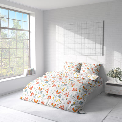 300 TC Egyptian Cotton Printed Duvet Cover Set - Rainforest