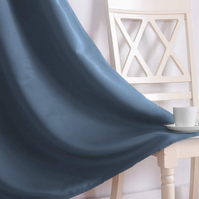 Grommet Curtains 1 Piece - Aqua Blue