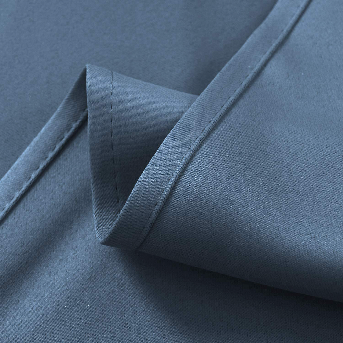 Tab Top Curtain 1 Piece - Aqua Blue