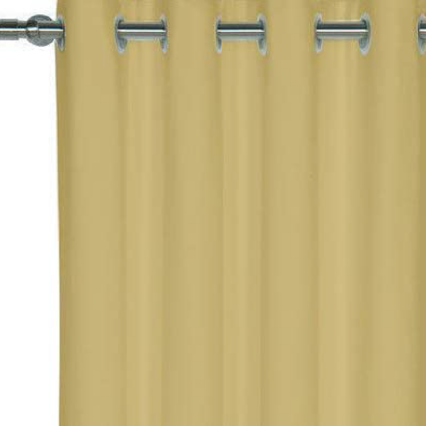 Grommet Curtains 1 Piece - Beige