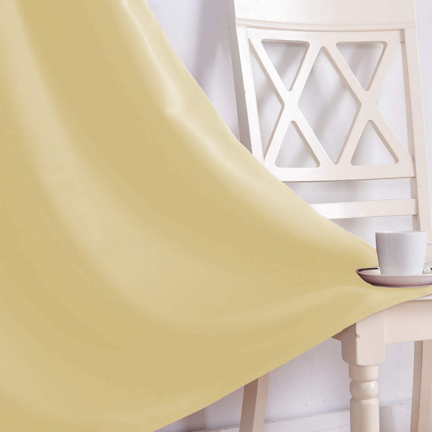 Grommet Curtains 1 Piece - Beige