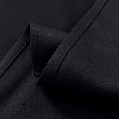 Goblet Pleat Curtain 1 Piece - Black