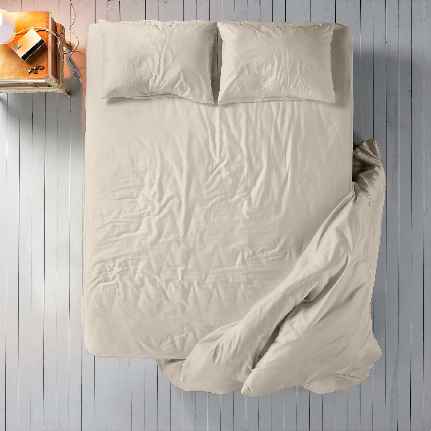 SOFT & COOLING TENCEL DUVET COVER SET - IVORY