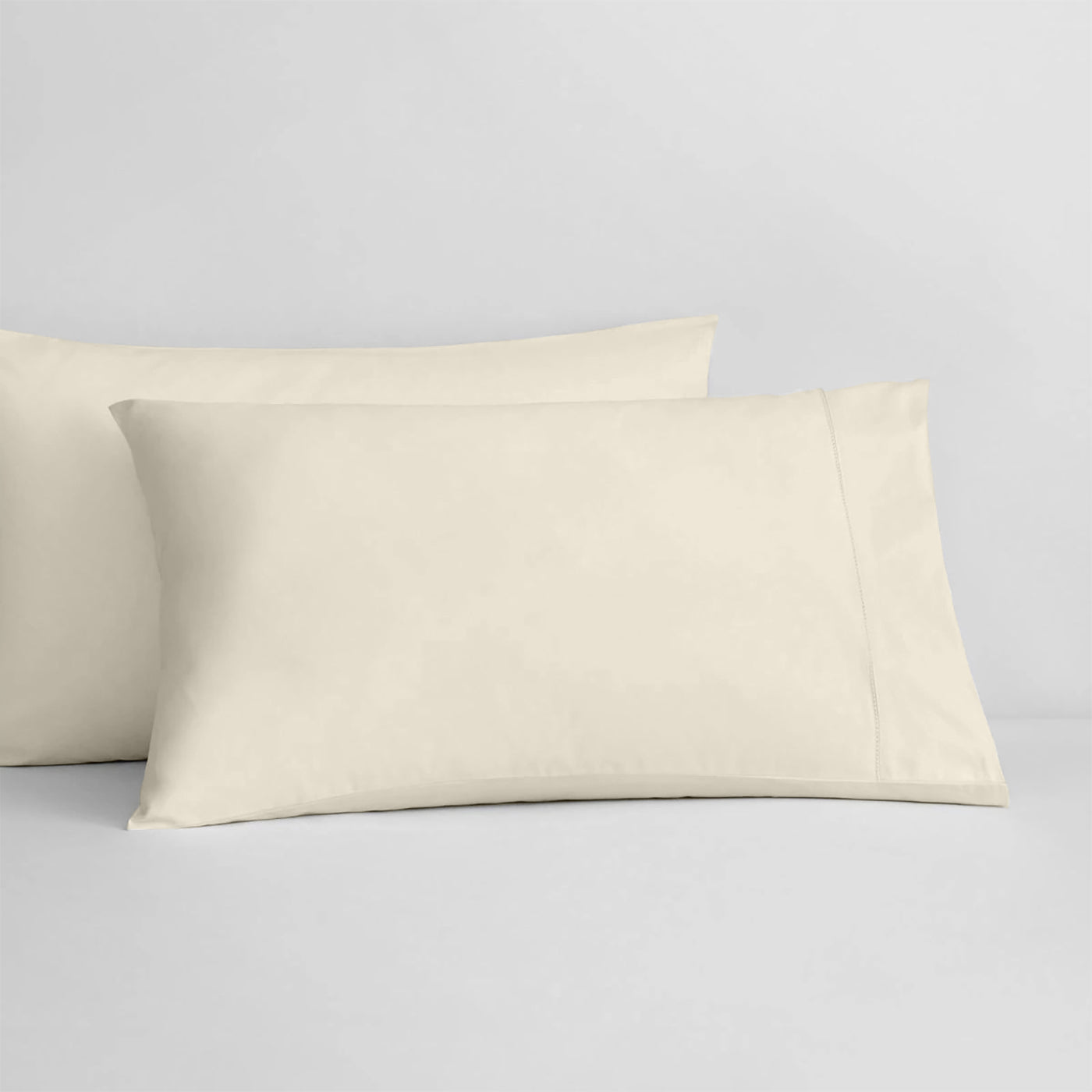 Set Of 2 - 300 TC Egyptian Cotton Pillow Covers - Ivory