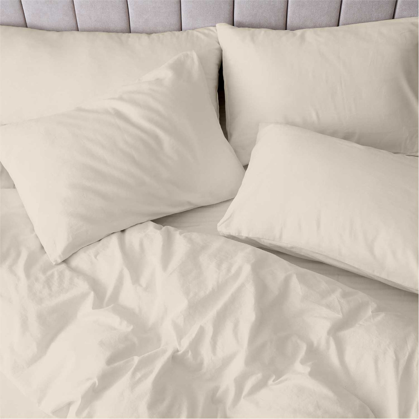 SOFT & COOLING TENCEL DUVET COVER SET - IVORY