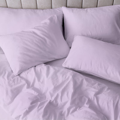 SOFT & COOLING TENCEL DUVET COVER SET - LILAC