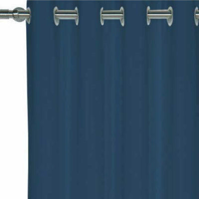 Grommet Curtains 1 Piece - Navy Blue