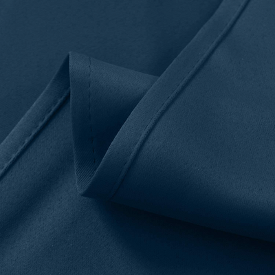 Triple Pinch Pleat Curtain 1 Piece - Navy Blue