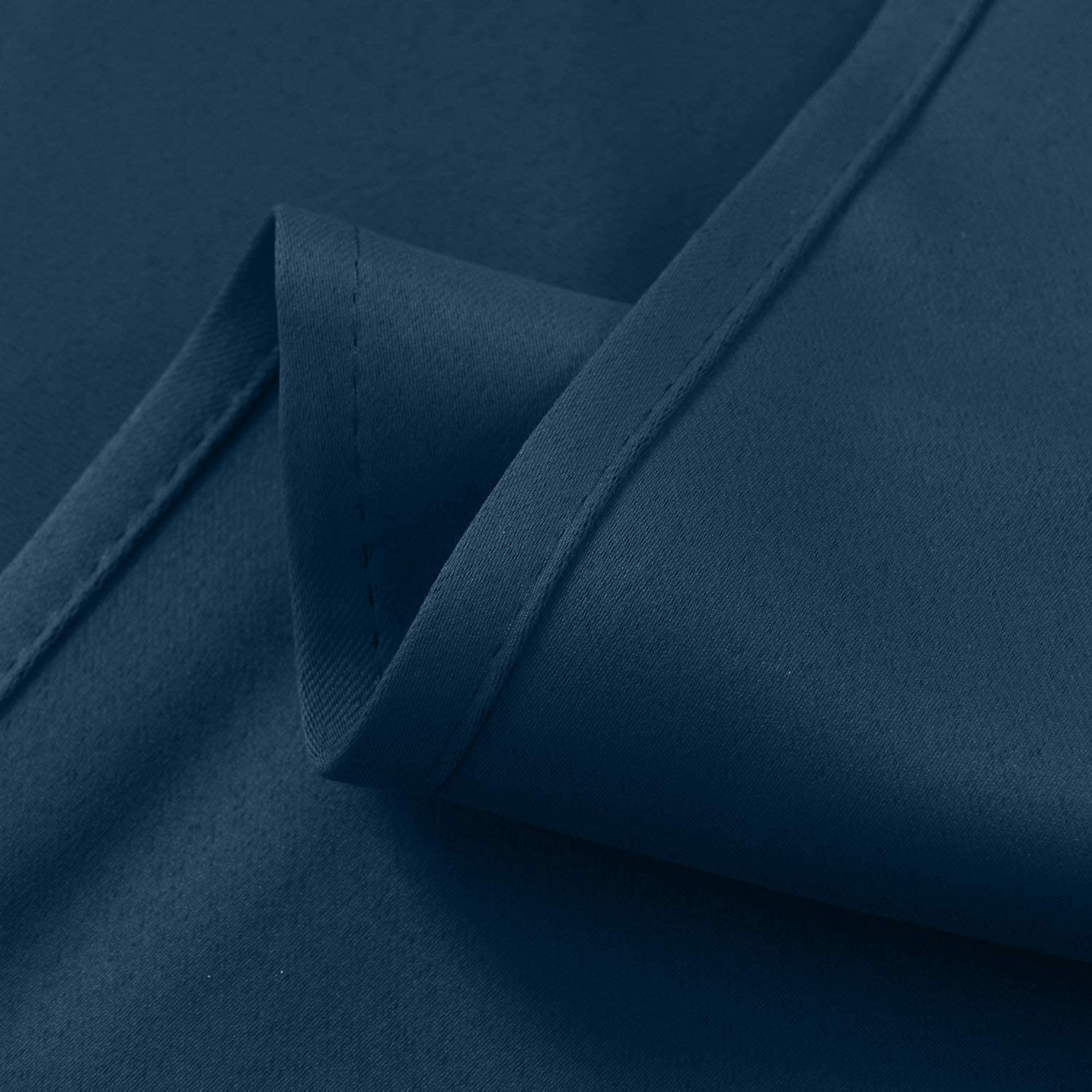 Tab Top Curtain 1 Piece - Navy Blue