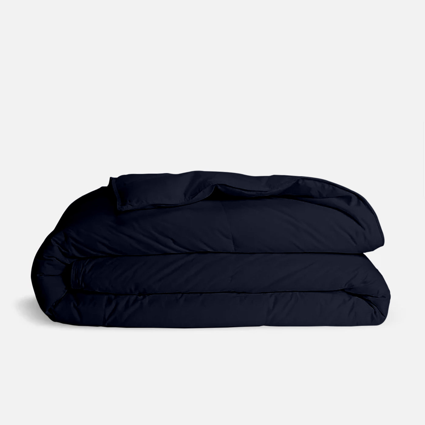 Down Alternative Quilt With Microfiber Fill & 300 TC Egyptian Cotton Exterior - Navy Blue