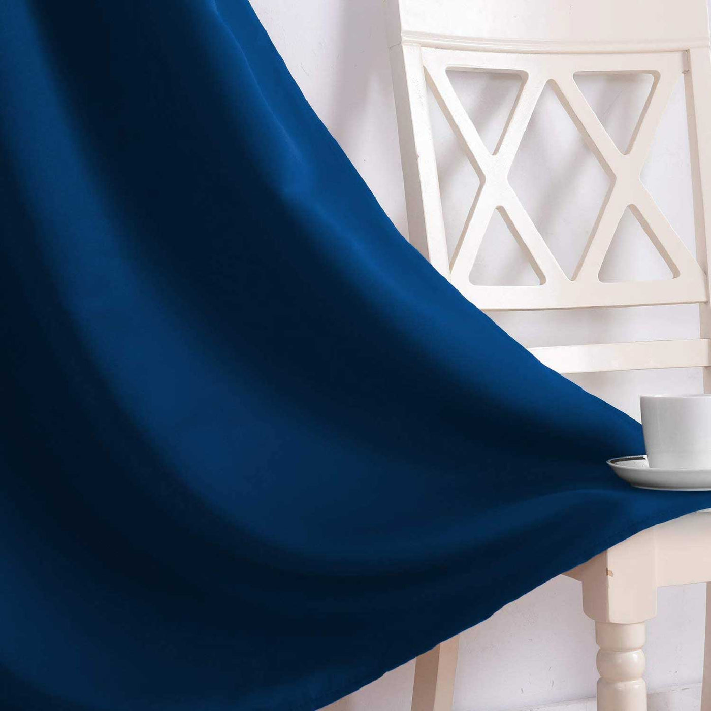 Goblet Pleat Curtain 1 Piece - Royal Blue