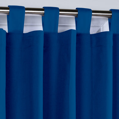 Tab Top 100% Blackout Curtain 1 Piece - Royal Blue