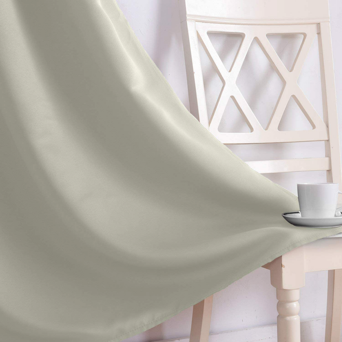Grommet Curtains 1 Piece - Silver