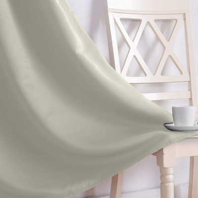 Grommet Curtains 1 Piece - Silver