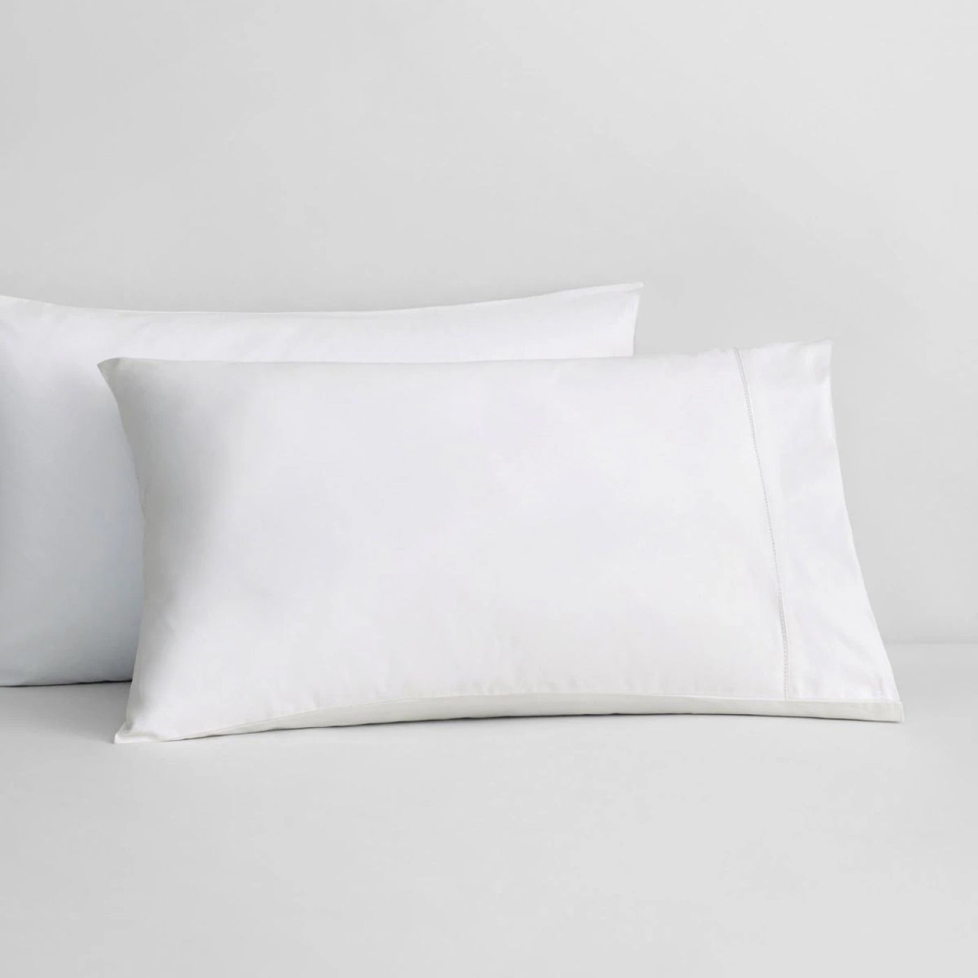 Set Of 2 - 300 TC Egyptian Cotton Pillow Covers - White