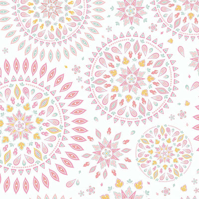 Printed 300 TC Egyptian Cotton Fitted Bed Sheet Set - Mandala